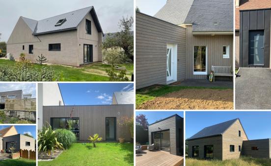 Tous nos projets de constructions 100% bois en 2024 en Normandie