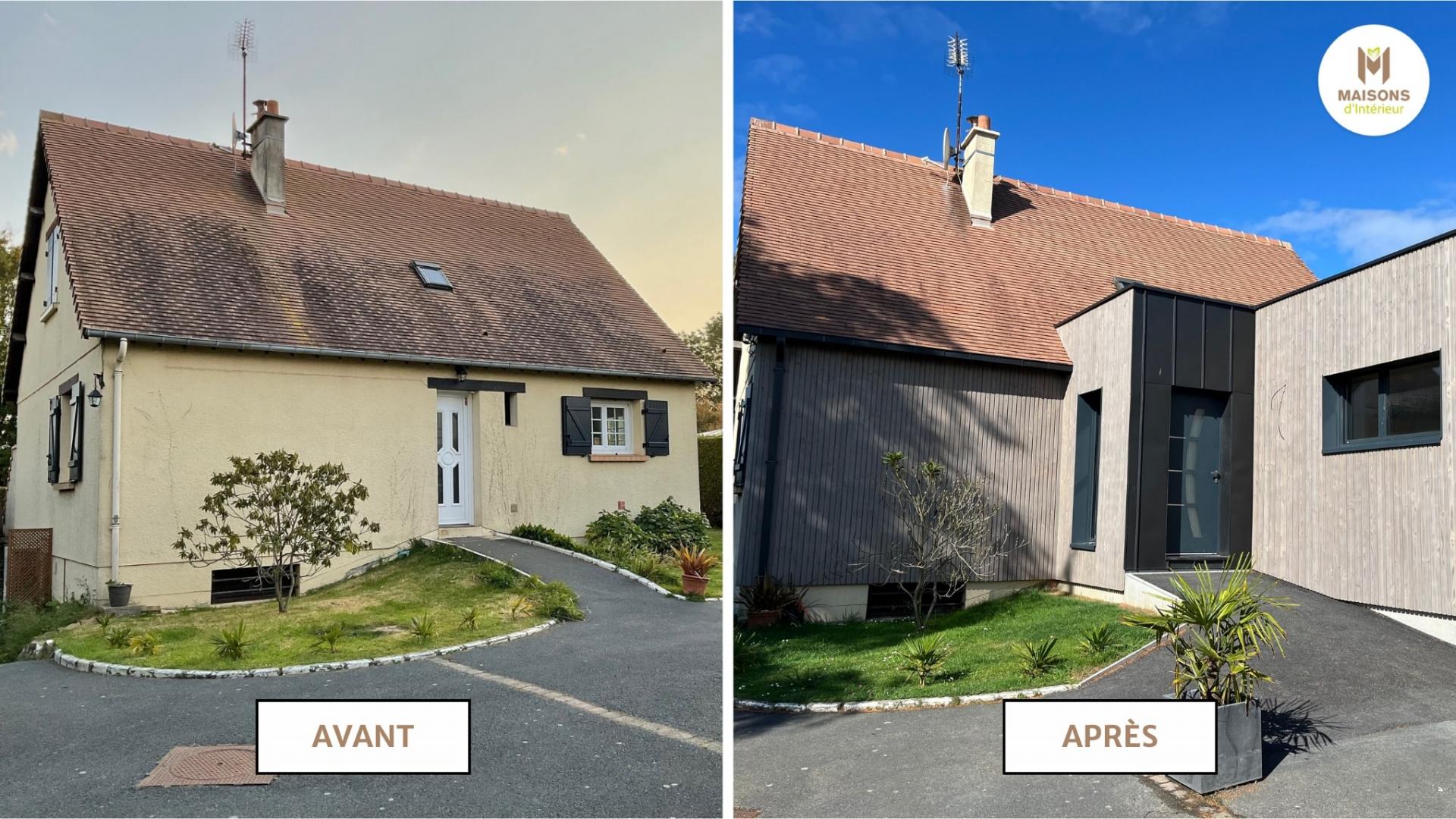 Réalisation d’une extension de maison en bois sur la Côte de Nacre - Construction bois dans le Calvados